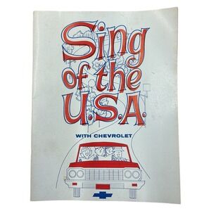 1964 Chevrolet Sing of the USA Songbook Dealer Promo Brochure Vintage